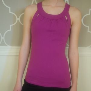 ATHLETA Yoga Athletic Fuchsia Tank Top Shirt XXS